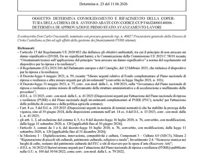 Determina n.23 - PNRR
